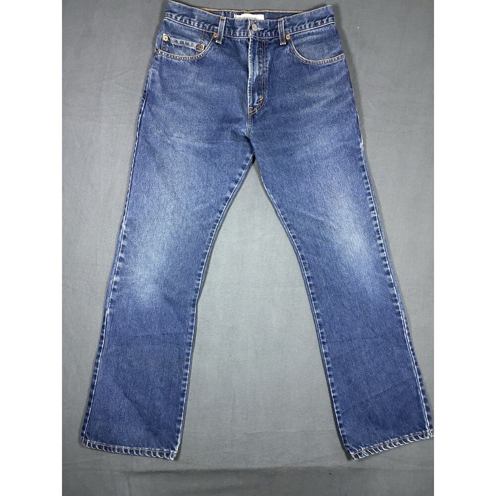 Levis Jeans Mens 32x32 (Fits 31x31) Blue Denim 517 Bootcut Cotton Denim Y2K
